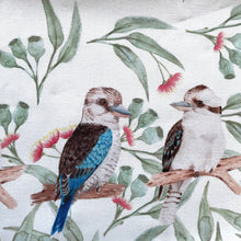 Load image into Gallery viewer, Kookaburras reusable bag Silken Twine Tote Bag