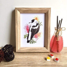 Load image into Gallery viewer, Magpie Art Prints set of 3 Silken Twine Art Print