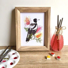 Load image into Gallery viewer, Magpie Art Prints set of 3 Silken Twine Art Print