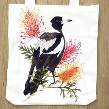 Load image into Gallery viewer, Magpie reusable bag Silken Twine Tote Bag