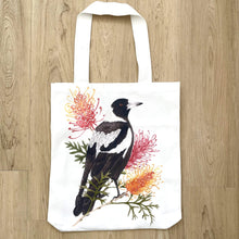 Load image into Gallery viewer, Magpie reusable bag Silken Twine Tote Bag