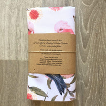 Load image into Gallery viewer, Pink and Grey Galah's Cushion Cover Cotton Drill Silken Twine Cushion Cover