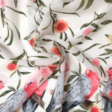 Load image into Gallery viewer, Pink and Grey Galah Scarf Silken Twine Scarf