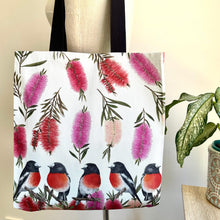 Load image into Gallery viewer, Scarlet Robin reusable bag Silken Twine Tote Bag