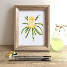 Load image into Gallery viewer, Showy Banksia Art Print Silken Twine Art Print