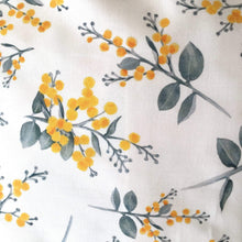 Load image into Gallery viewer, Silver Wattle Cushion Cover Cotton Drill