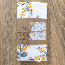 Load image into Gallery viewer, Silver Wattle Cushion Cover Cotton Drill