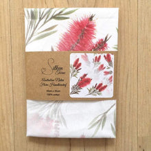 Load image into Gallery viewer, Single Bottlebrush Handkerchief Silken Twine Handkerchief