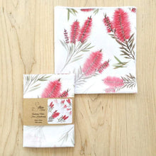 Load image into Gallery viewer, Single Bottlebrush Handkerchief Silken Twine Handkerchief