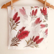 Load image into Gallery viewer, Single Bottlebrush Handkerchief Silken Twine Handkerchief