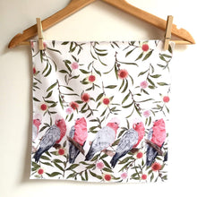 Load image into Gallery viewer, Single Galah Handkerchief 5 Birds Silken Twine Handkerchief