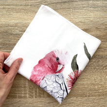 Load image into Gallery viewer, Single Galah Handkerchief Large Bird Silken Twine Handkerchief