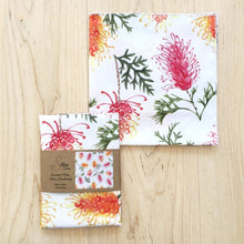 Load image into Gallery viewer, Single Grevillea Handkerchief Silken Twine Handkerchief