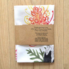 Load image into Gallery viewer, Single Magpie Large Bird Silken Twine Handkerchief