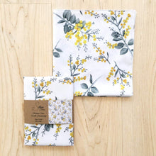 Load image into Gallery viewer, Single Silver Wattle Handkerchief Silken Twine Handkerchief