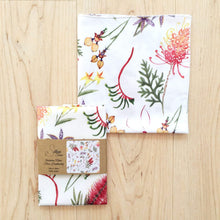 Load image into Gallery viewer, Single Wildflowers Handkerchief all over print Silken Twine Handkerchief