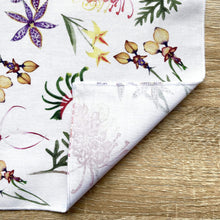 Load image into Gallery viewer, Single Wildflowers Handkerchief all over print Silken Twine Handkerchief