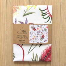 Load image into Gallery viewer, Single Wildflowers Handkerchief all over print Silken Twine Handkerchief