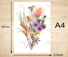 Load image into Gallery viewer, South West of WA Flora Art Print Silken Twine Art Print