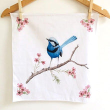 Load image into Gallery viewer, Splendid Blue Wren Handkerchief 3 pack Silken Twine Handkerchief