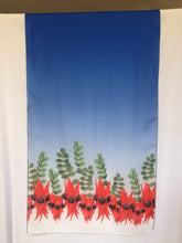 Load image into Gallery viewer, Sturt's Desert Pea Scarf Chiffon Silken Twine Scarf