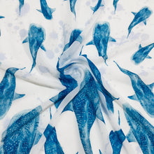Load image into Gallery viewer, Whale Shark Scarf Silken Twine Scarf