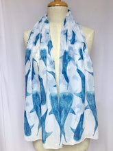 Load image into Gallery viewer, Whale Shark Scarf Silken Twine Scarf