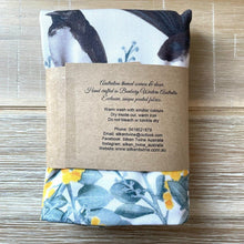 Load image into Gallery viewer, Willie Wagtail 5 Birds reusable bag Silken Twine Tote Bag