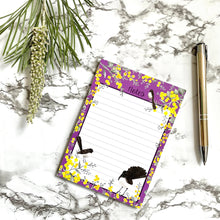 Load image into Gallery viewer, Willie Wagtail Note Pad Silken Twine