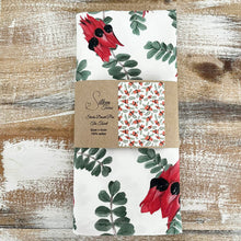 Load image into Gallery viewer, Sturt Desert Pea Tea towel