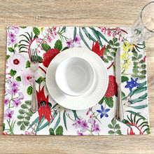Load image into Gallery viewer, Australian Floral Emblems Placemat Silken Twine Table Runner