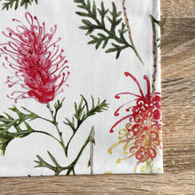 Load image into Gallery viewer, Australian Grevillea Placemat Silken Twine Table Runner
