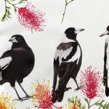 Load image into Gallery viewer, Magpies reusable bag Silken Twine Tote Bag