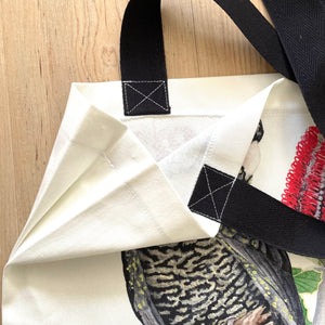 Red Tailed Black Cockatoo reusable bag Silken Twine Tote Bag