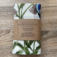 Load image into Gallery viewer, Superb Wren Cushion Cover Cotton Drill Silken Twine Cushion Cover