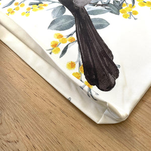 Willie Wagtail Tote Bag Silken Twine Tote Bag