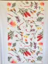 Load image into Gallery viewer, Australian Native Wild Flowers Scarf Silken Twine Scarf