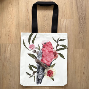 Galah reusable bag Silken Twine Tote Bag