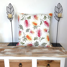 Load image into Gallery viewer, Grevillea Cushion Cover Cotton Drill Silken Twine Cushion Cover