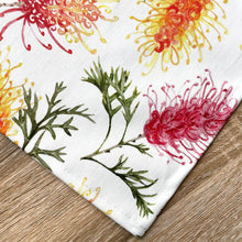 Load image into Gallery viewer, Grevillea Tea towel Silken Twine Tea Towel