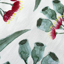 Load image into Gallery viewer, Gum Blossom Tea towel Silken Twine Tea Towel