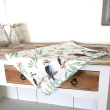 Load image into Gallery viewer, Kookaburra Tea towel Silken Twine Tea Towel