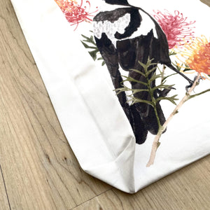 Magpie reusable bag Silken Twine Tote Bag