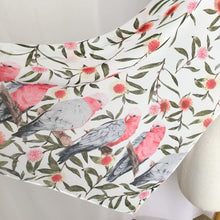 Load image into Gallery viewer, Pink and Grey Galah Scarf Silken Twine Scarf