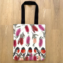 Load image into Gallery viewer, Scarlet Robin reusable bag Silken Twine Tote Bag