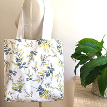 Load image into Gallery viewer, Silver Wattle reusable bag Silken Twine Tote Bag