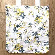 Load image into Gallery viewer, Silver Wattle reusable bag Silken Twine Tote Bag