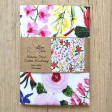 Load image into Gallery viewer, Single Floral Emblems Handkerchief Silken Twine Handkerchief