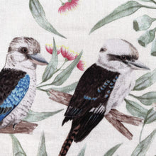 Load image into Gallery viewer, Single Kookaburra Handkerchief 5 birds Silken Twine Handkerchief