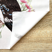 Load image into Gallery viewer, Single Kookaburra Handkerchief Mint Green Silken Twine Handkerchief
